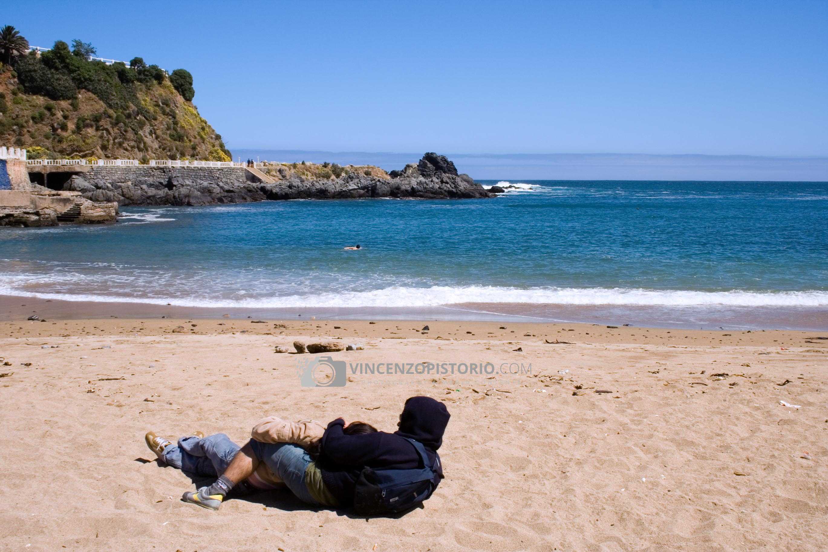 Guys on the beach