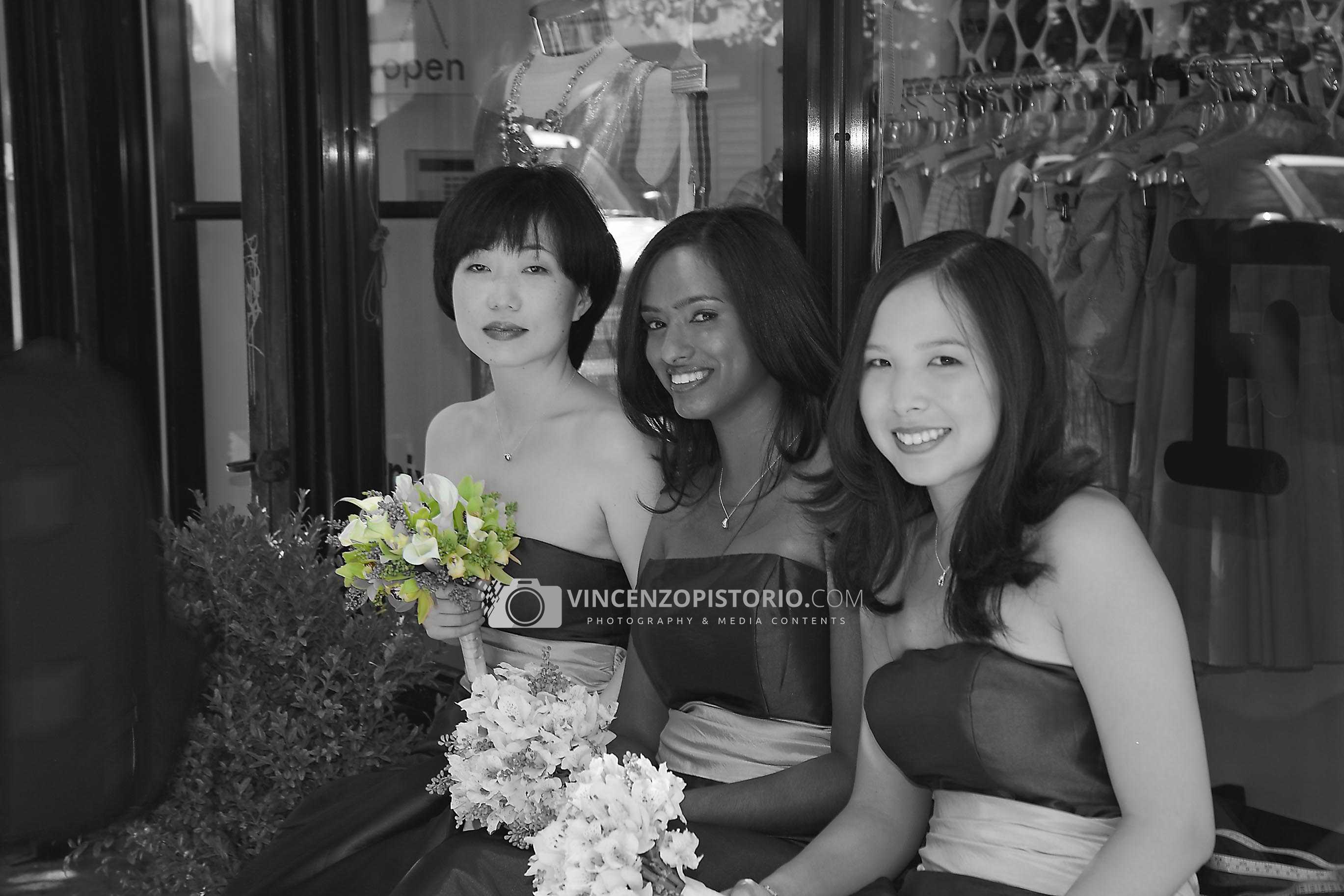 Bridemaids at East Village – BW