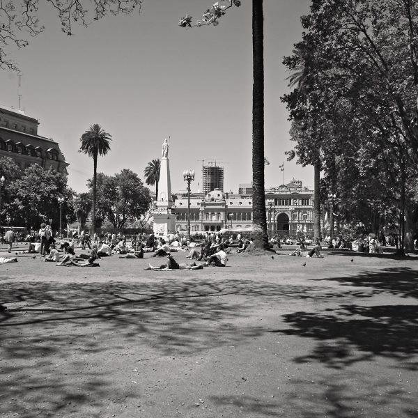 Gardens at Plaza de Mayo