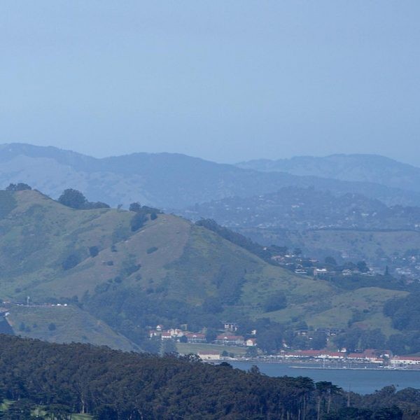 The Golden Gate and Marin County