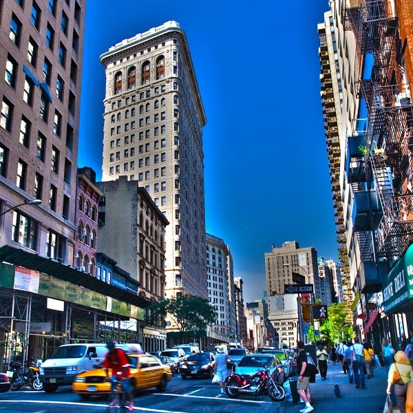 Walking in Midtown Manhattan