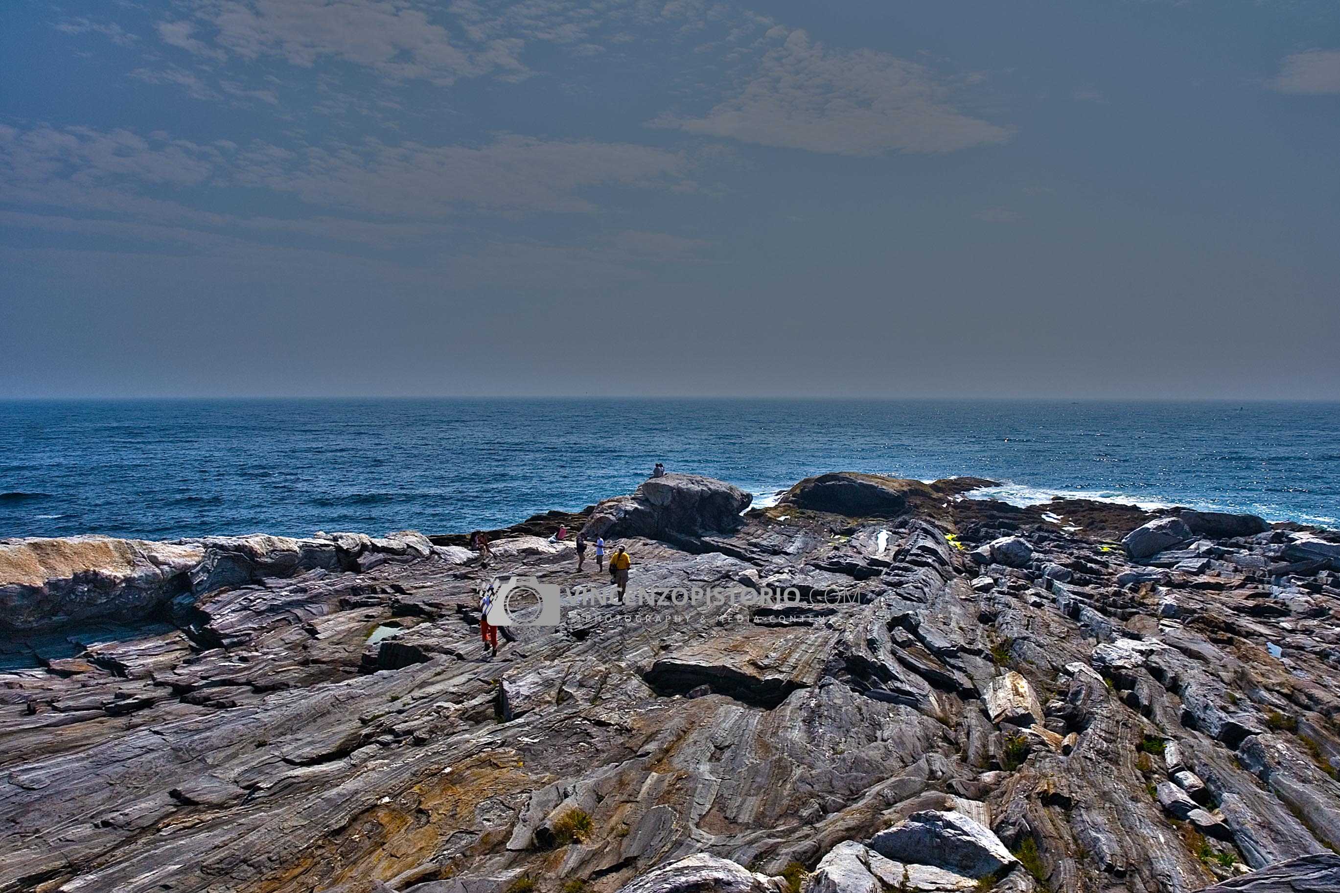 View of the coast at Pemaquid Point – 4