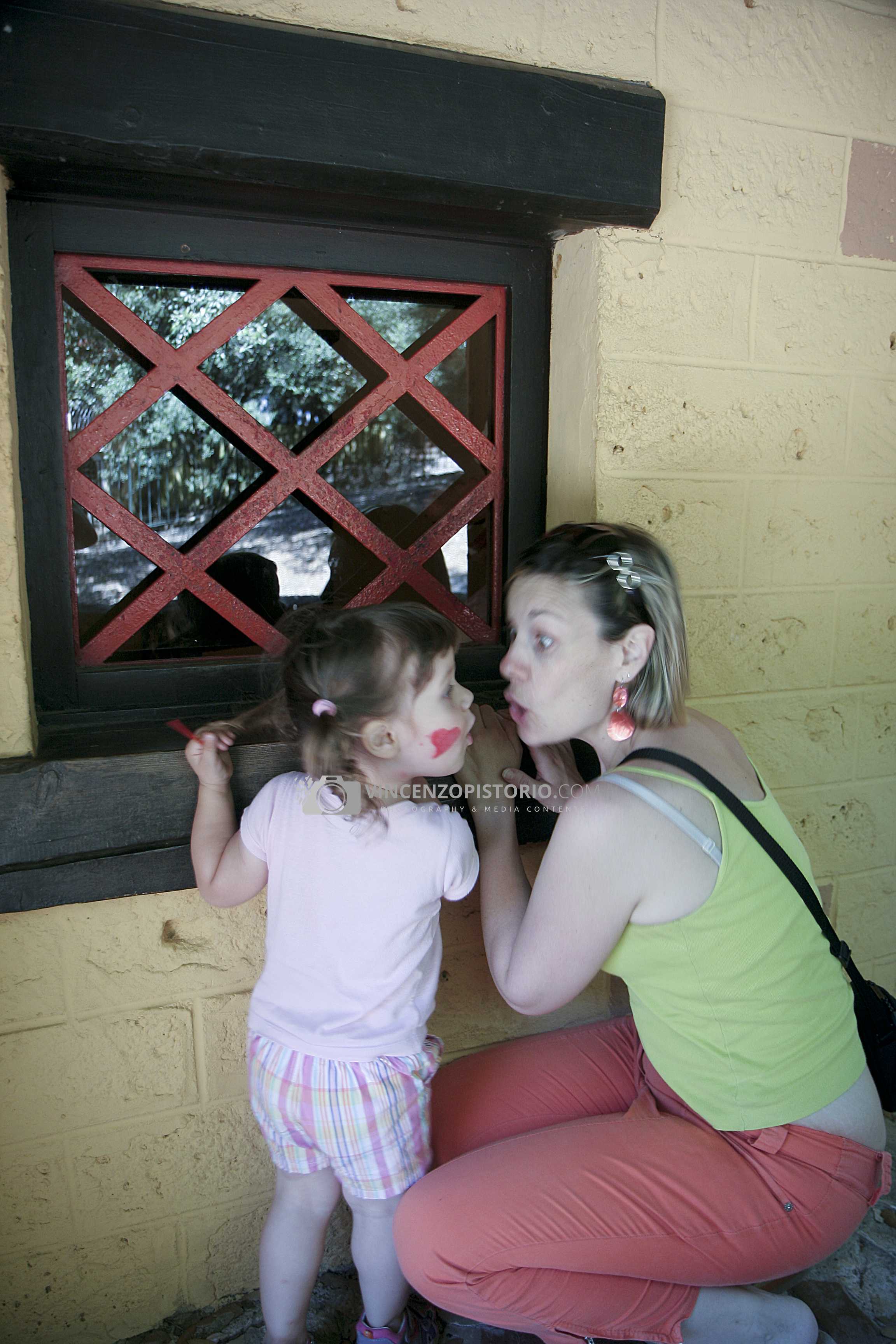 Silvia and Elisa at Pinocchio area