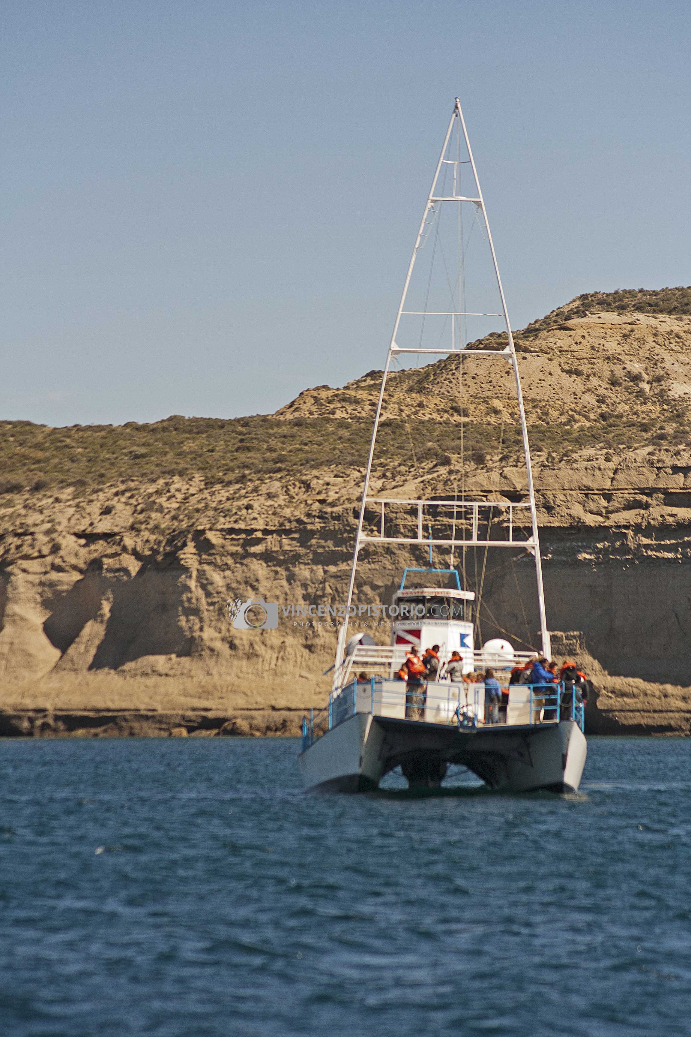 A catamaran excursion
