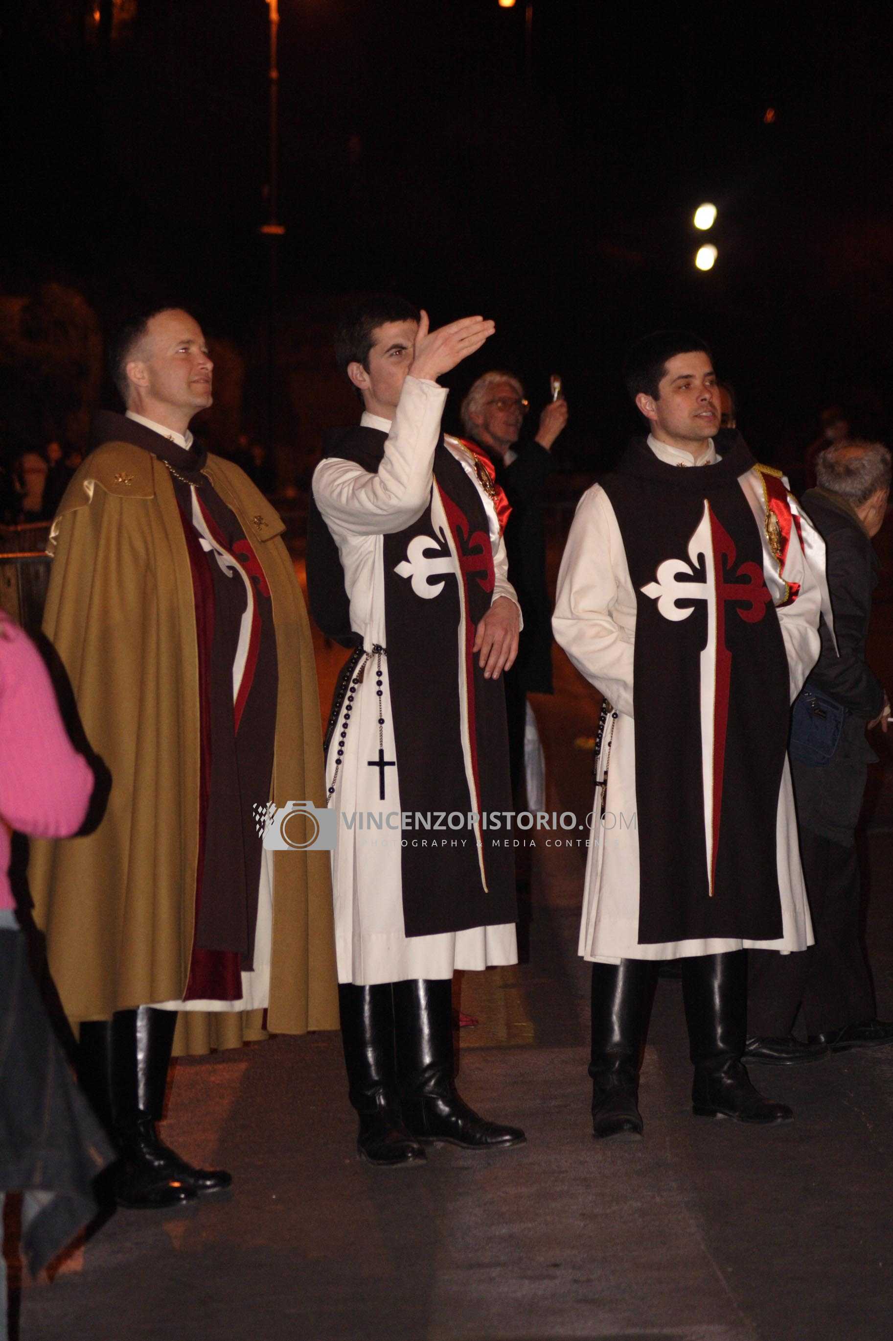 Knights at Via Crucis