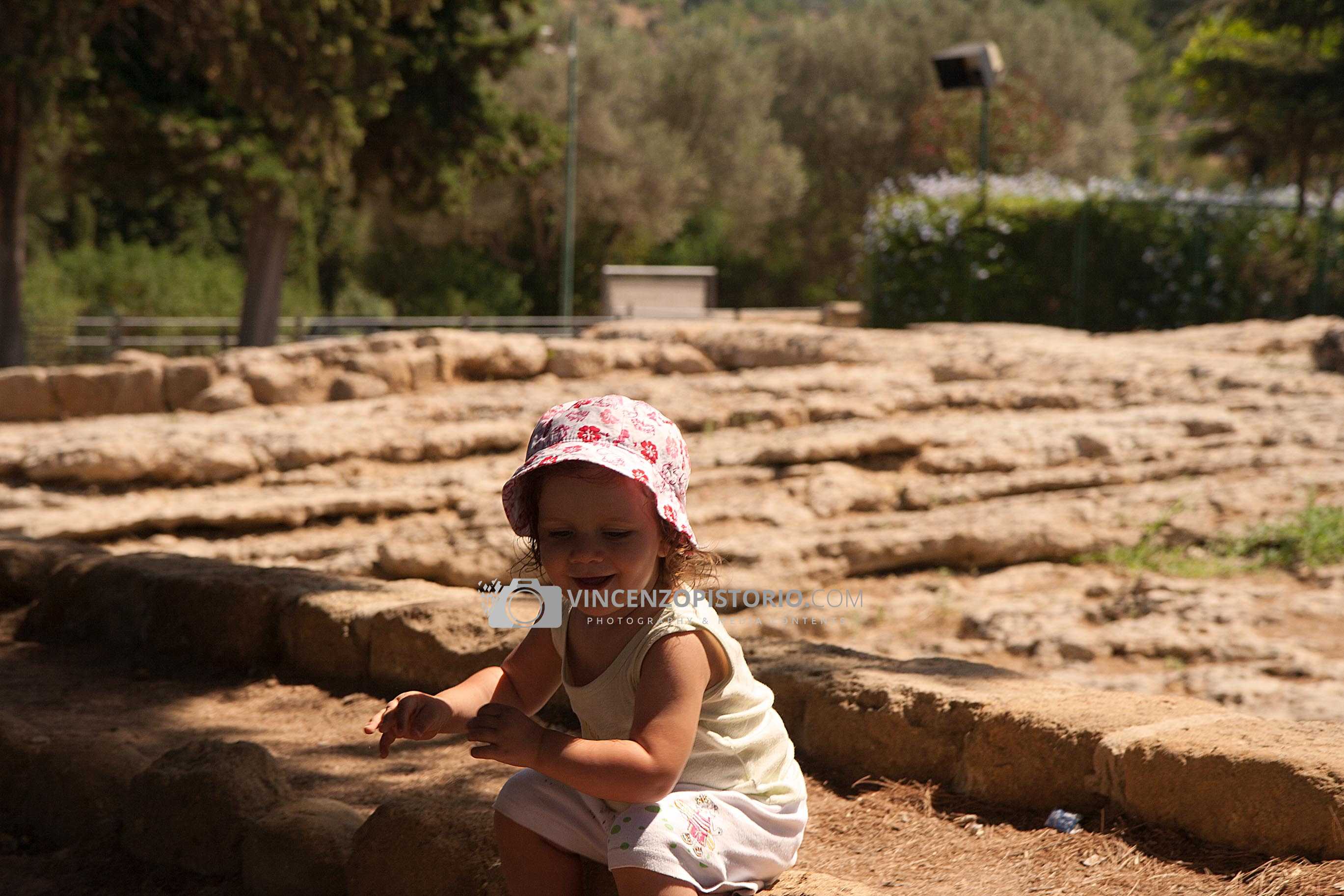 Elisa enjoying her excursion at Valle dei Templi