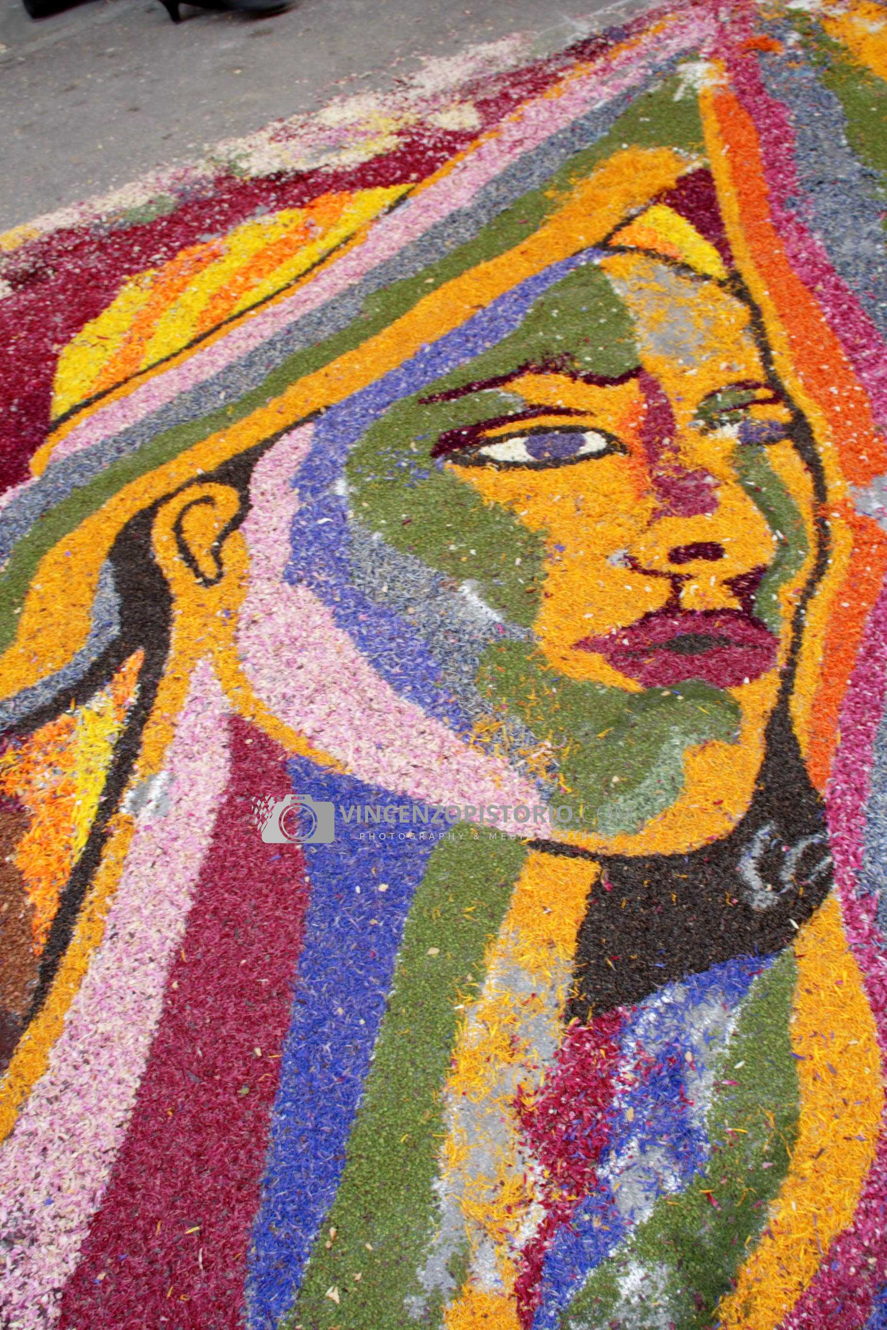 A female face