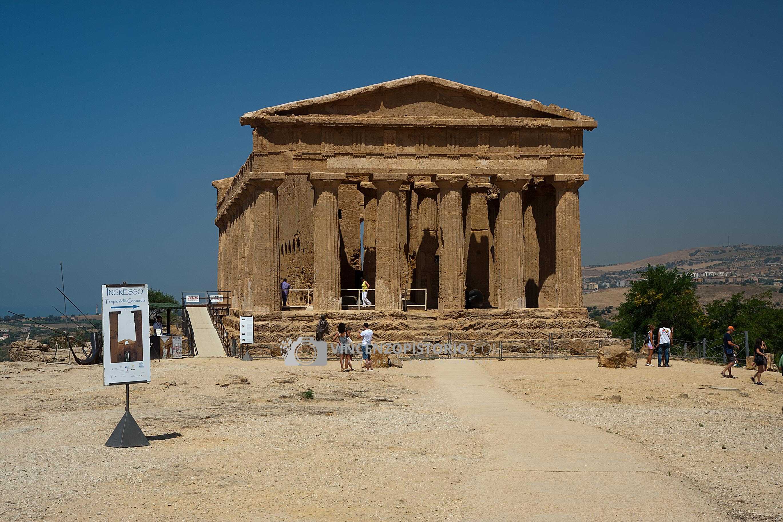 Frontal view of Temple of Concordia – 2