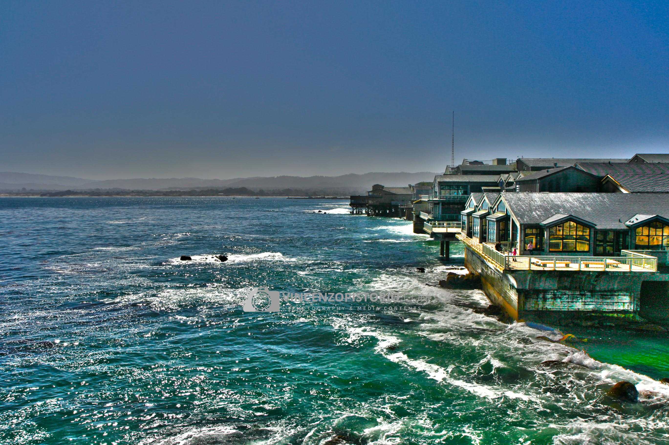 View of Monterey from Aquarium – HDR