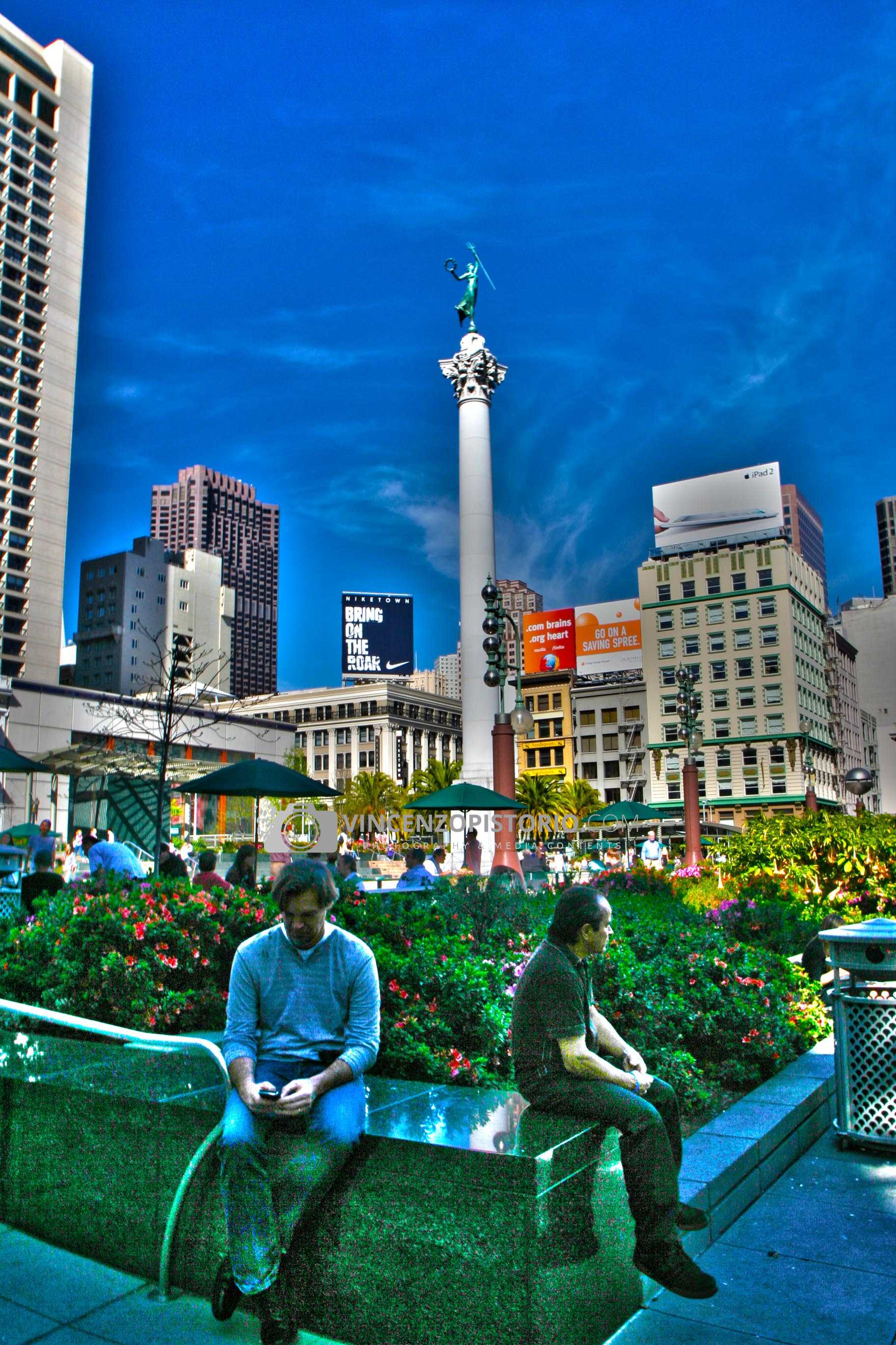 Rest time in Union Square – HDR