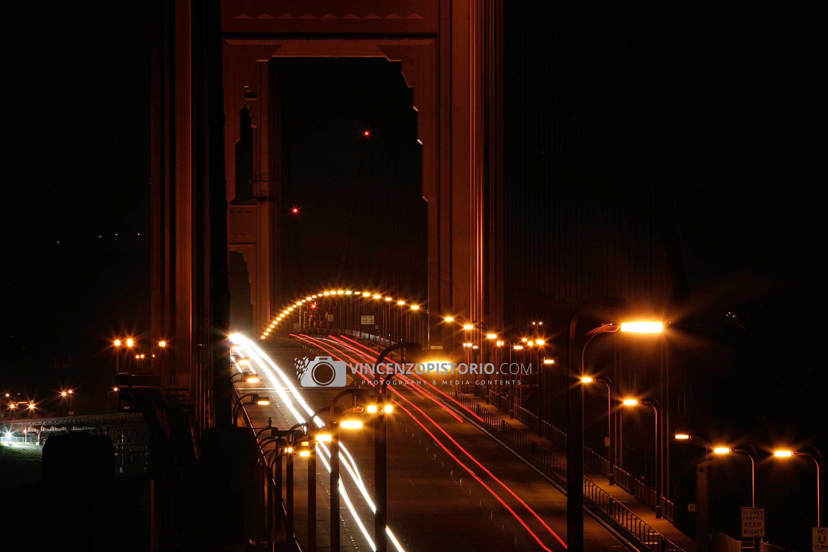 Car traffic under the Golden Gate Bridge – 2