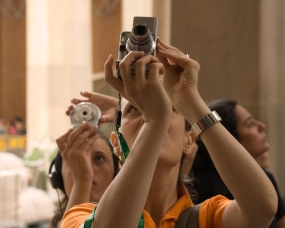 Photographers at Sagrada Familia